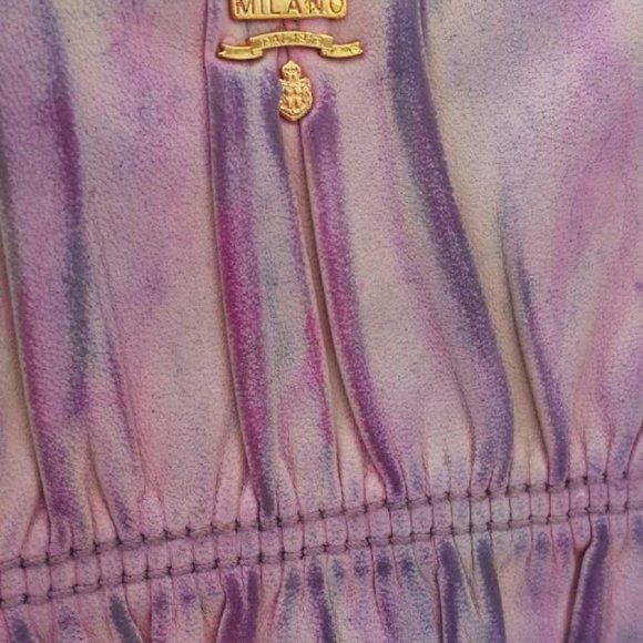 Prada metelasse beige pink purple gray ivory Wallet leather mini Purse clutch